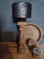 Balusterlamp hout